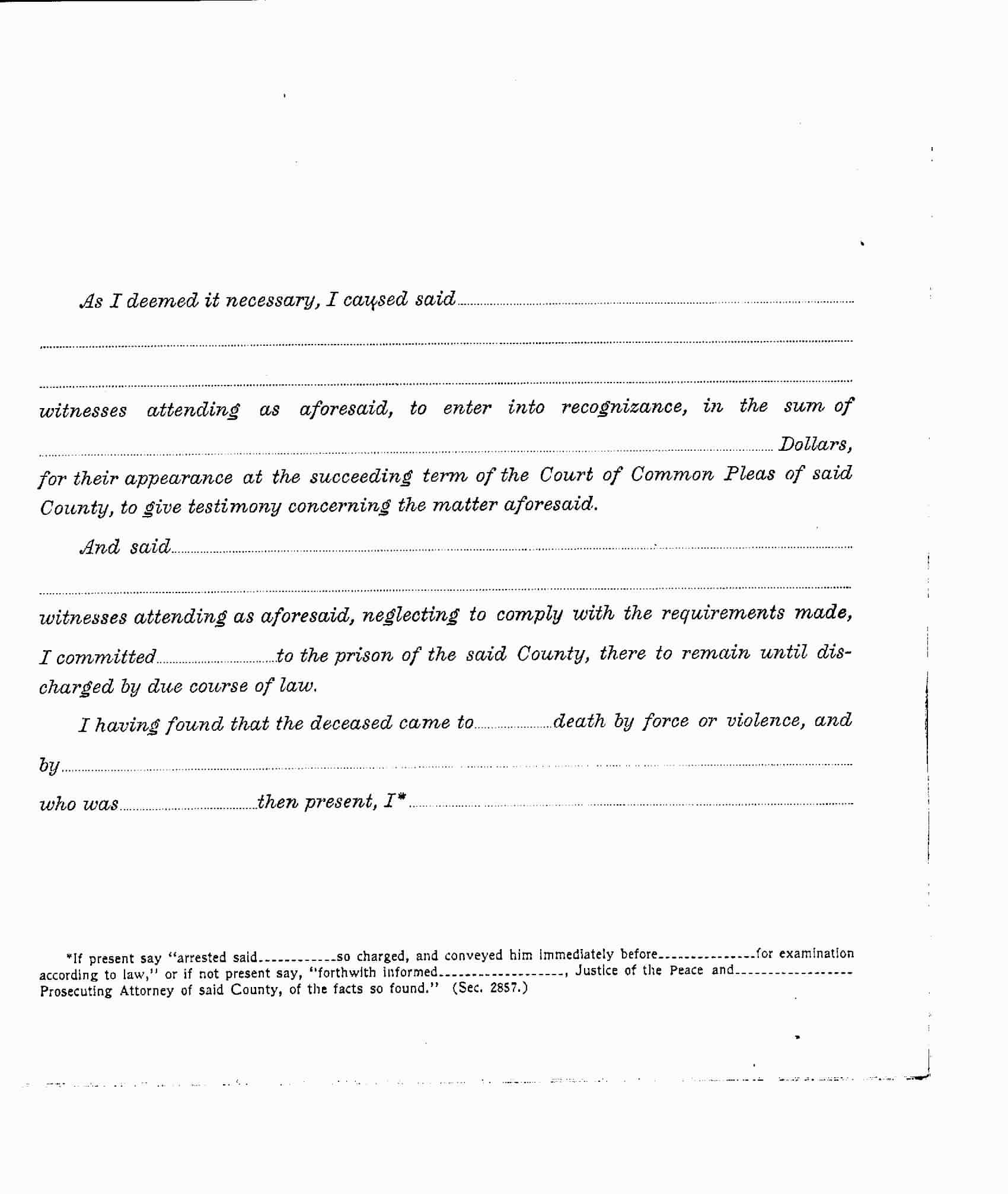Page 3 of the Coroner's report